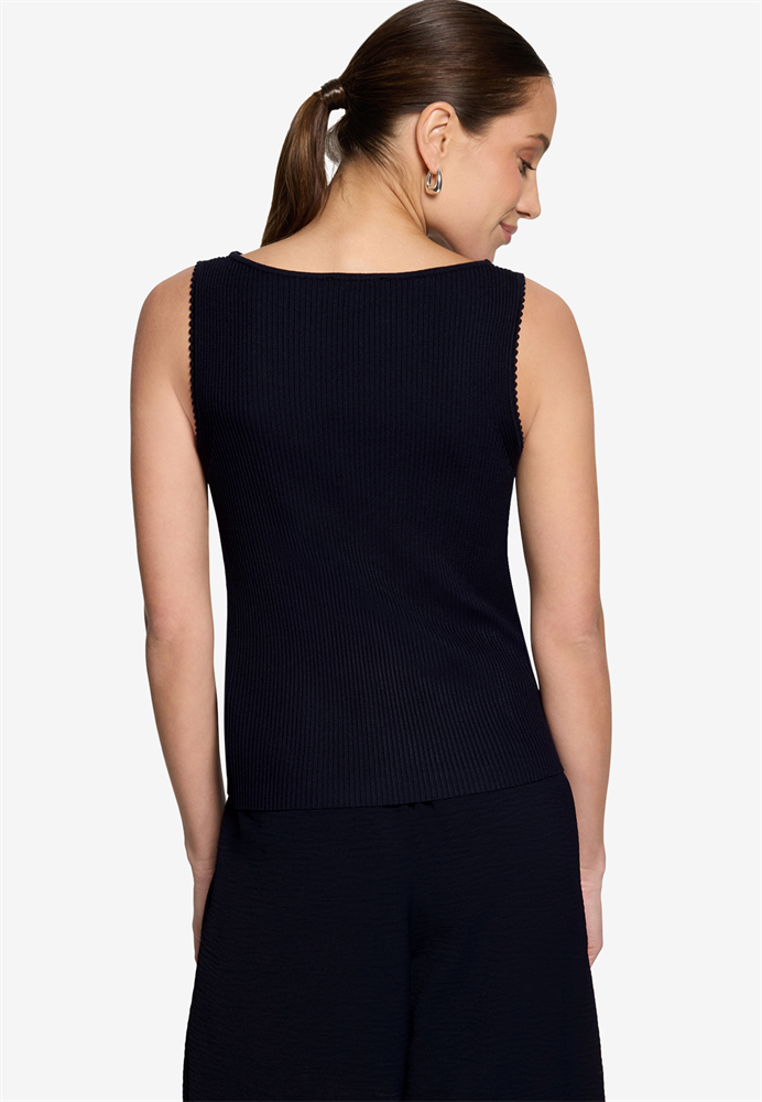 Strickpullover Kurz ohne Arm - 110-10003992