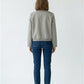 ladies woven jacket - BERRY