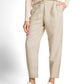 loose fit linen pants - 1049992