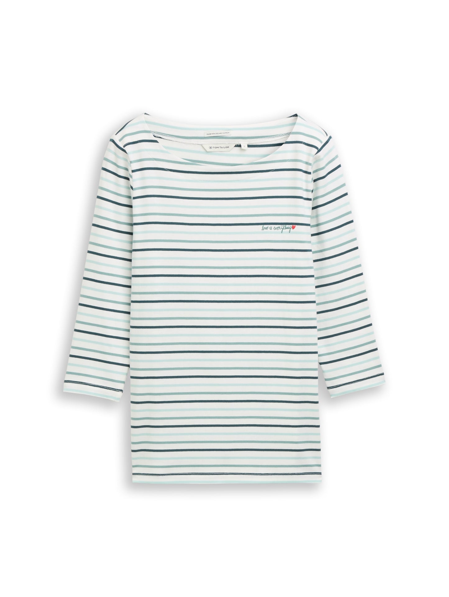 T-shirt boat neck stripe - 1050415