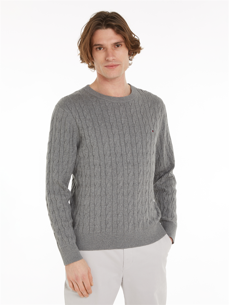 CLASSIC COTTON CABLE CREW NECK - MW0MW33132