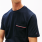 GLOBAL STRIPE PIQUE POCKET TEE - MW0MW42397