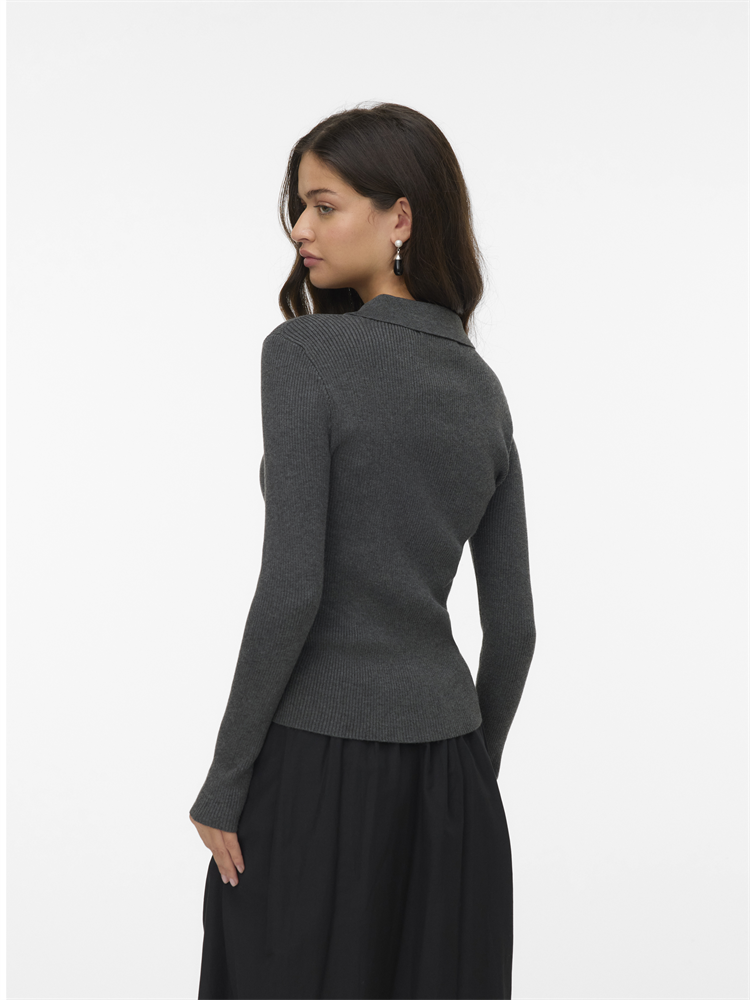 VMSILJERIB LS POLONECK PULLOVER NOO - 10336674