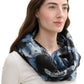 printed loop scarf - 1044044