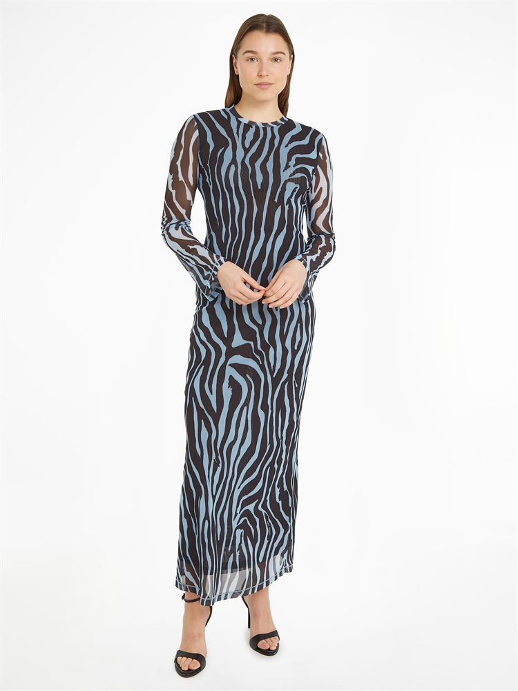 TJW ZEBRA MAXI KNIT DRESS - DW0DW16463