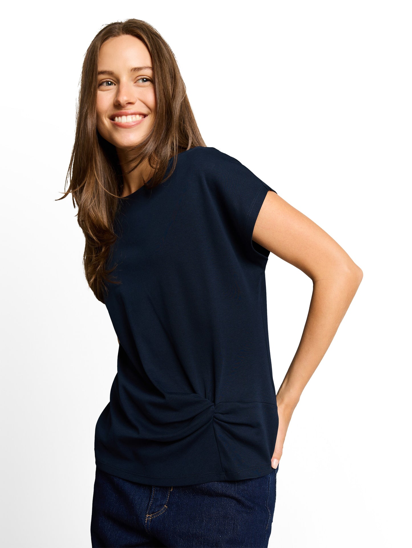 T-shirt modern knot crew neck - 1050851
