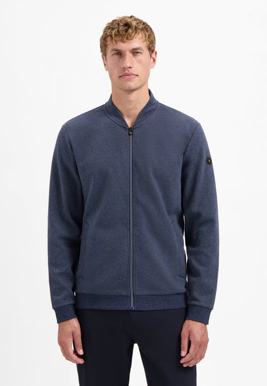 Sweater Full zip College Collar Twi - 29100916