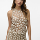 VMTIKKA SL CROCHET TOP JRS GA - 10327092