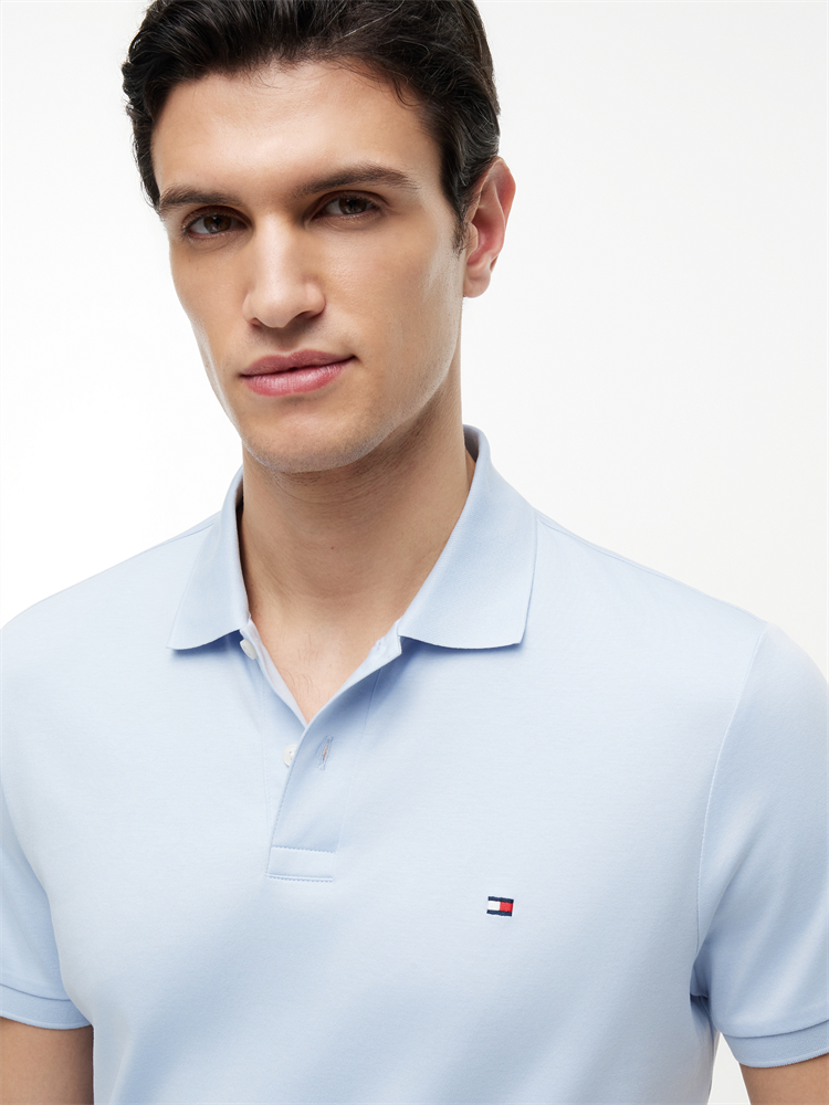 LIQUID COTTON REG SEASONAL POLO - MW0MW39994