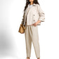 loose fit linen pants - 1049992