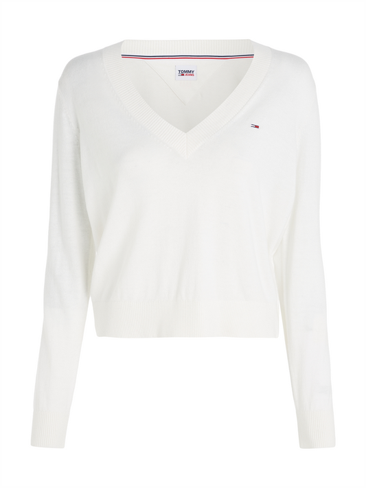 TJW ESSENTIAL VNECK SWEATER - DW0DW16535