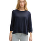 T-shirt rib v-neck - 1046417