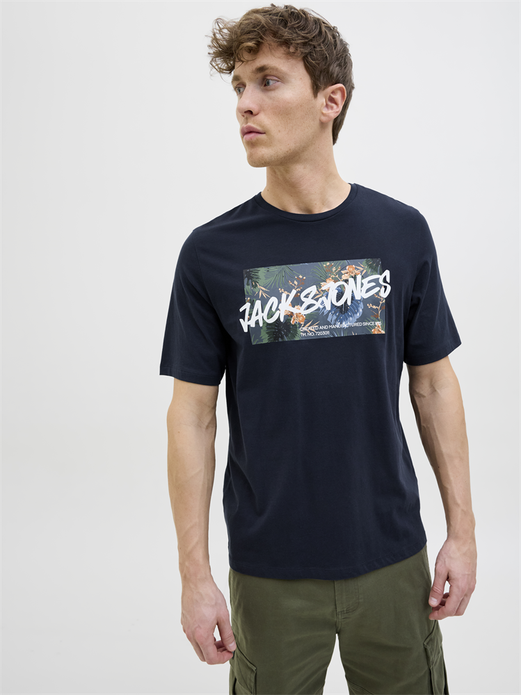 JJHAWAII SHAPE TEE SS CREW NECK LN - 12269324