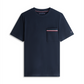 GLOBAL STRIPE PIQUE POCKET TEE - MW0MW42397