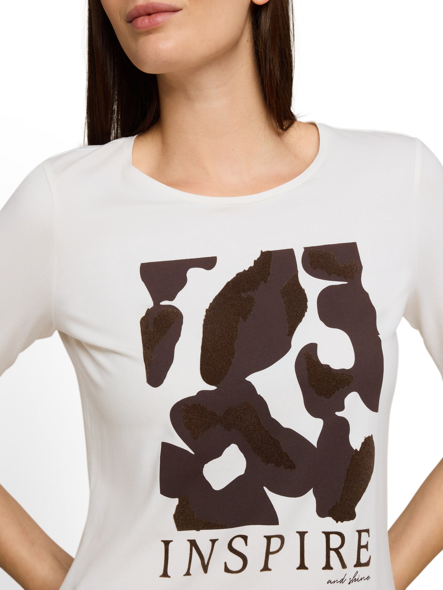 T-shirt feminine basic with pr - 1052863