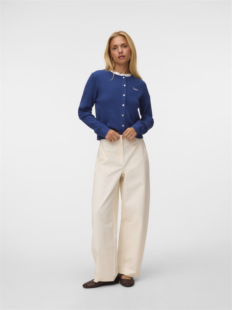 VMGOLD CABLE LS O-NECK CARDIGAN - 10346495