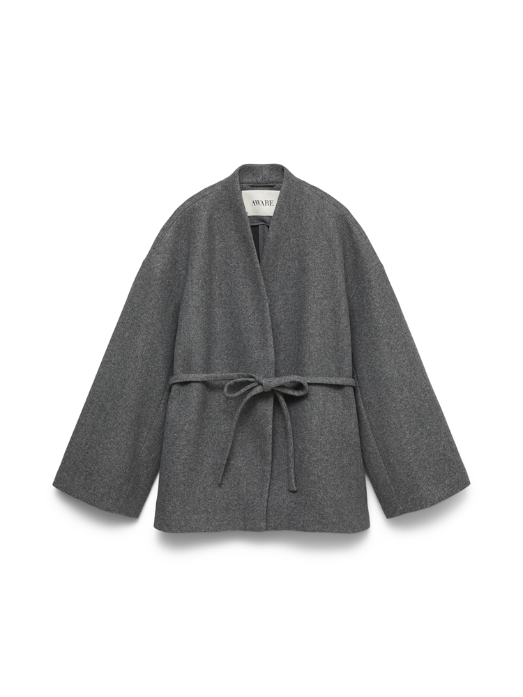 AWSIJINA LS V-NECK SHORT JACKET NOO - 10346138