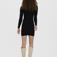 VMKIKI LS O-NECK DRESS GA NOOS - 10269253