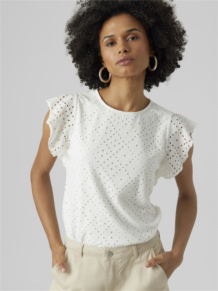 VMTASSA SL FRILL TOP NOOS - 10286067
