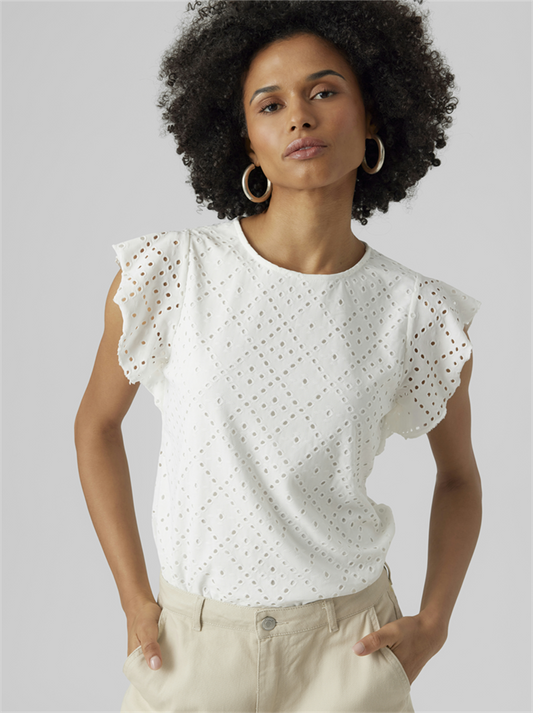 VMTASSA SL FRILL TOP NOOS - 10286067