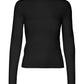 VMGOLD PLAIN LS HIGHNECK PULLOVER B - 10297854