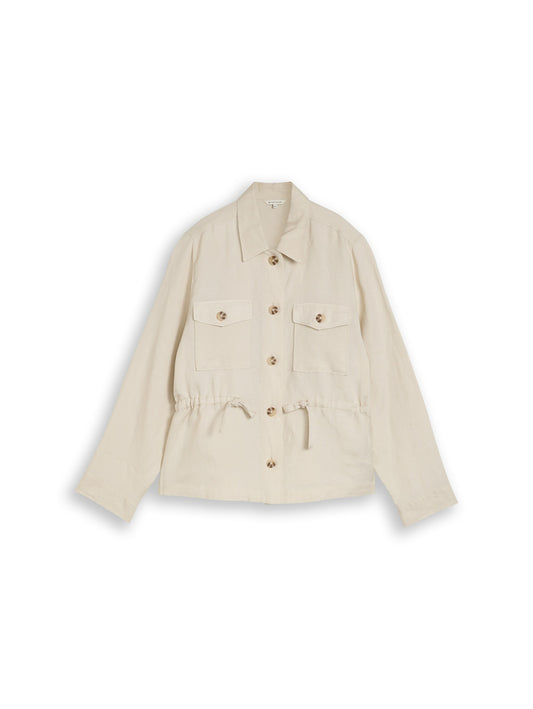 blazer jacket with linen - 1049779