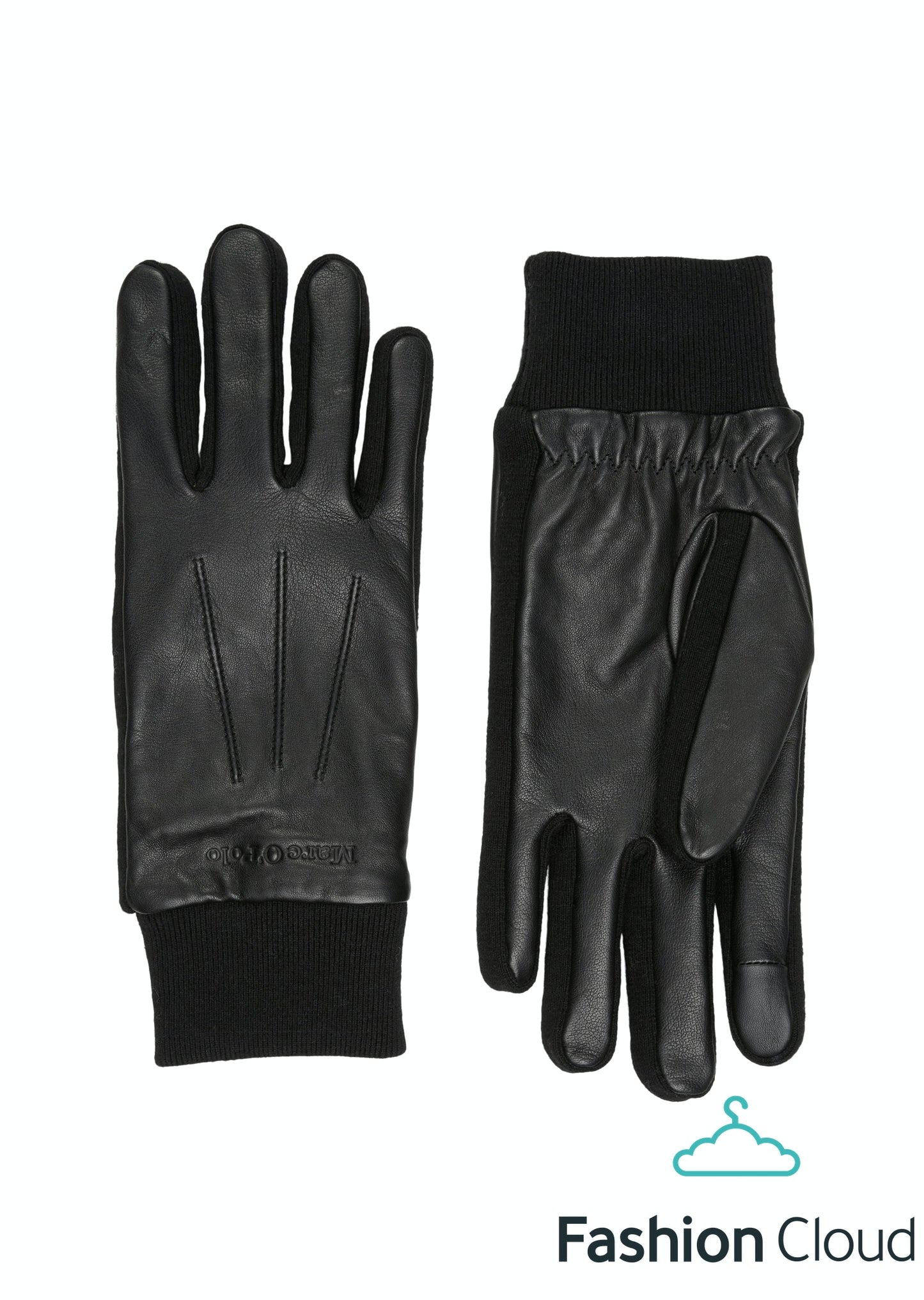 Gloves, nappa leather, materialmix, - 330701204054