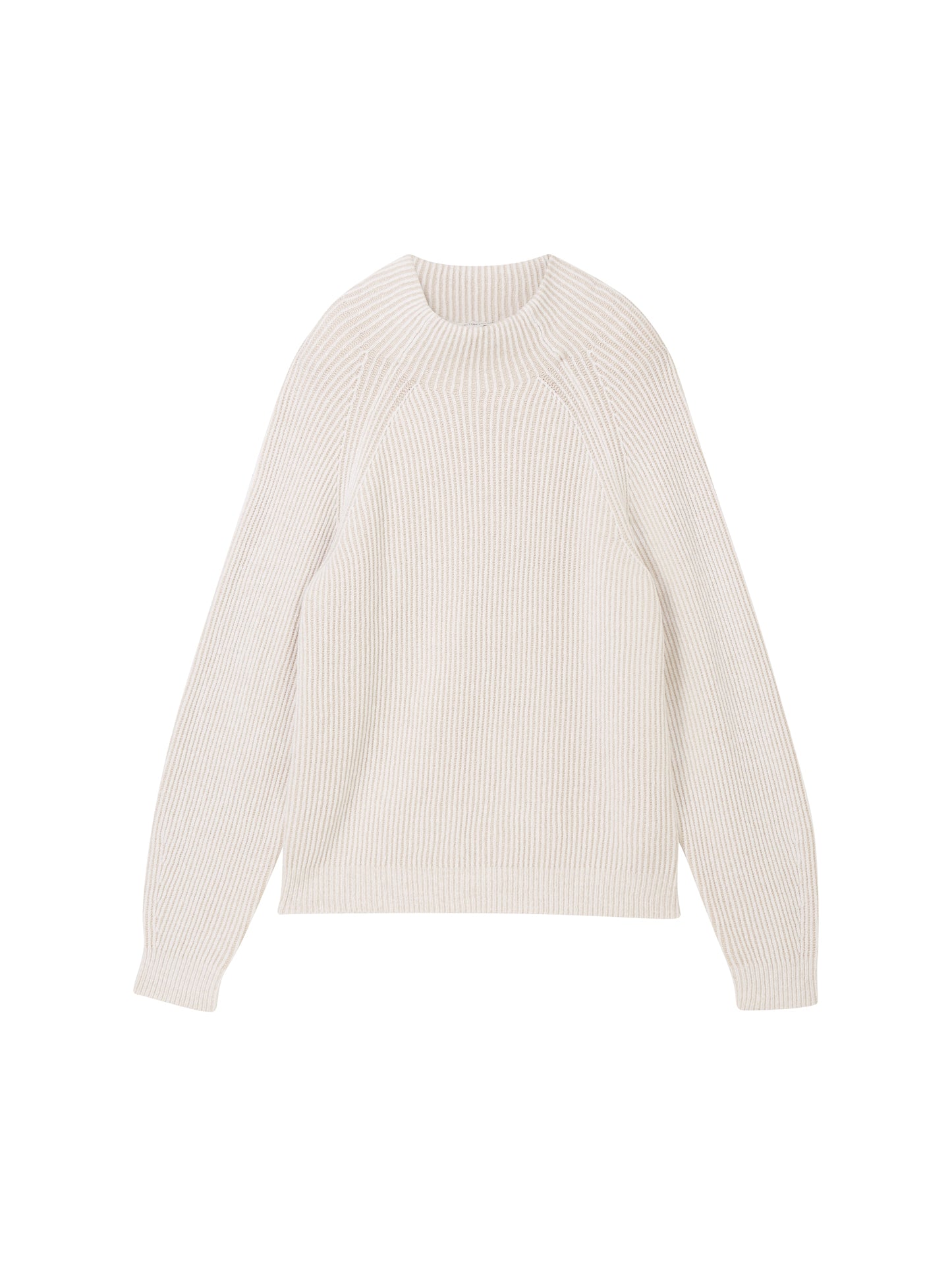 knit plated rib pullover - 1042957