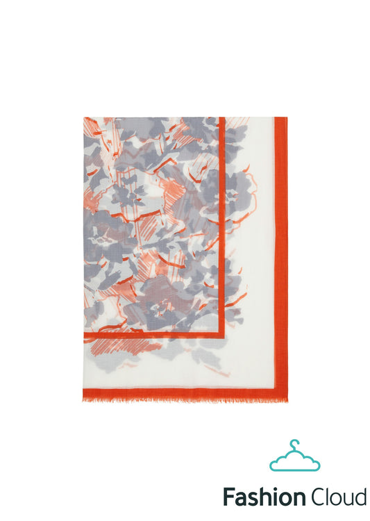 Scarf, woven, cotton-modal, various - 403819502041