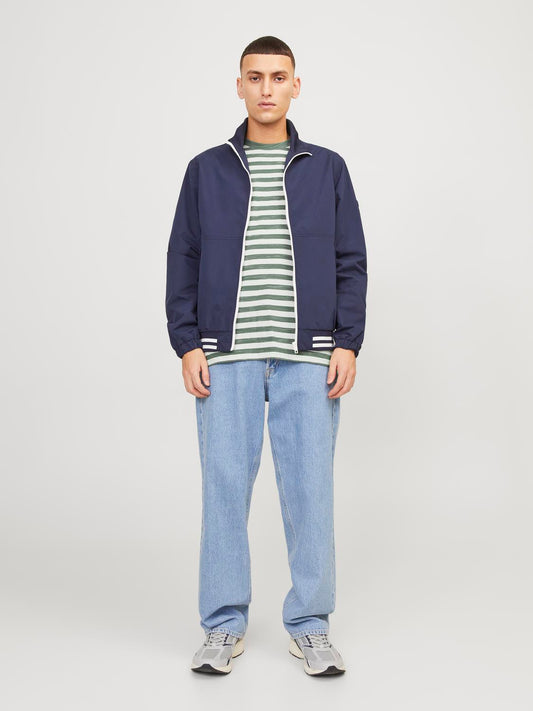 JORTAMPA STRIPE TEE SS CREW NECK - 12252176
