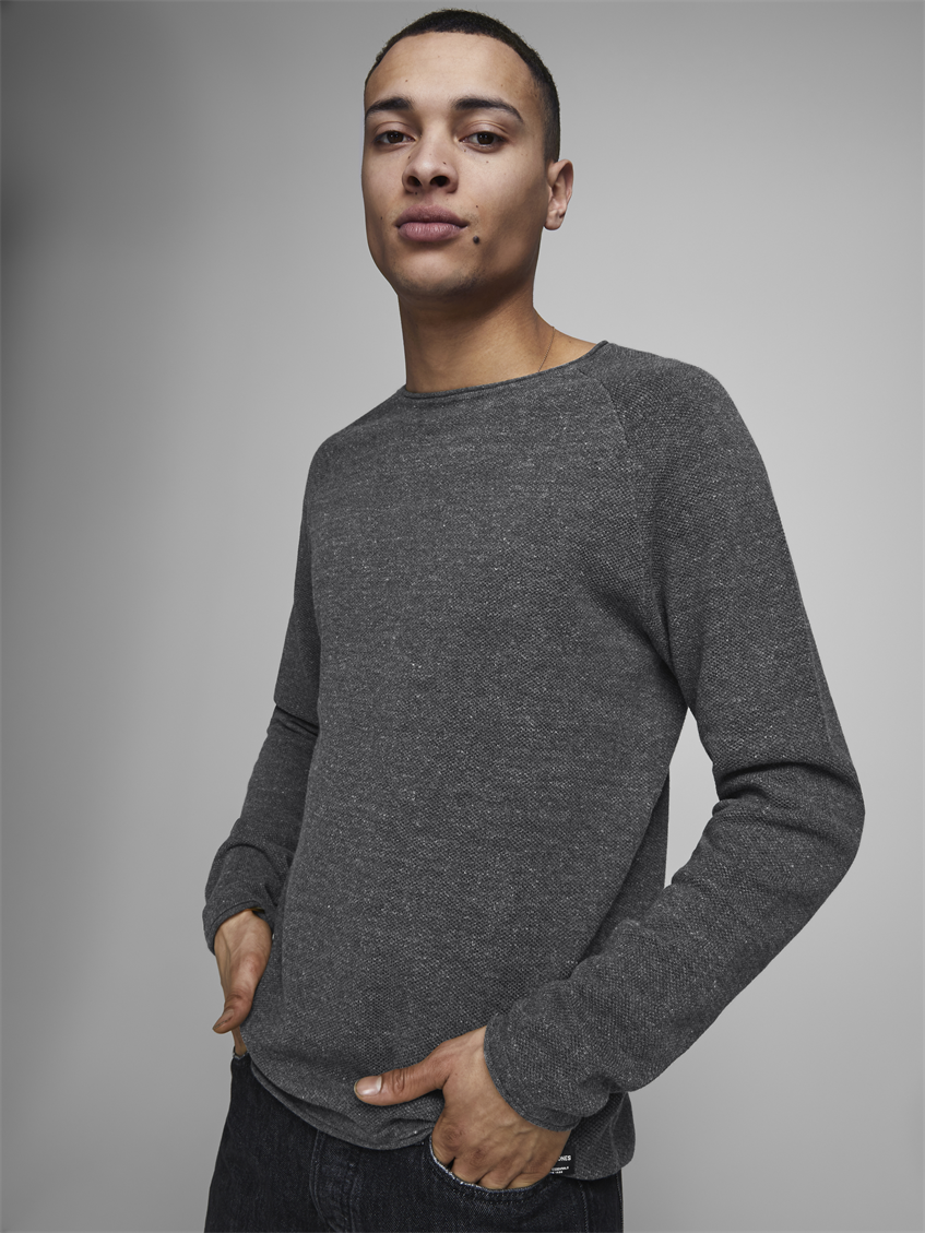 JJEHILL KNIT CREW NECK NOOS - 12157321