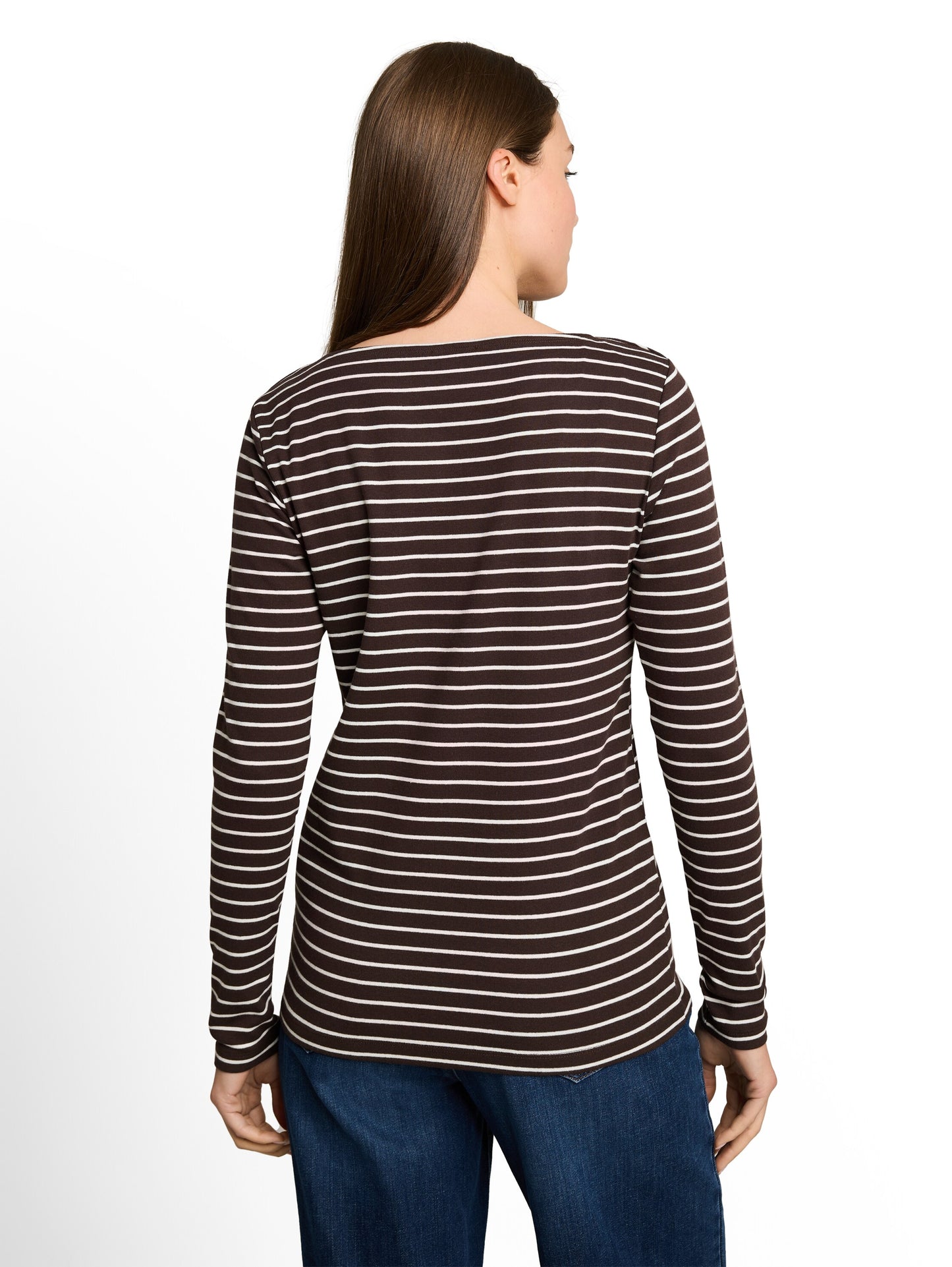 T-Shirt striped boatneck - 1051234