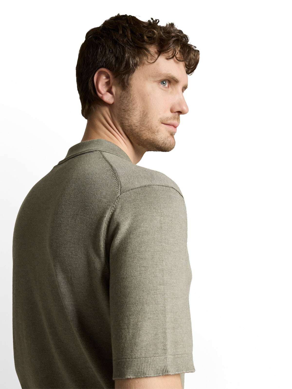 soft knit short sleeve polo - 1051957