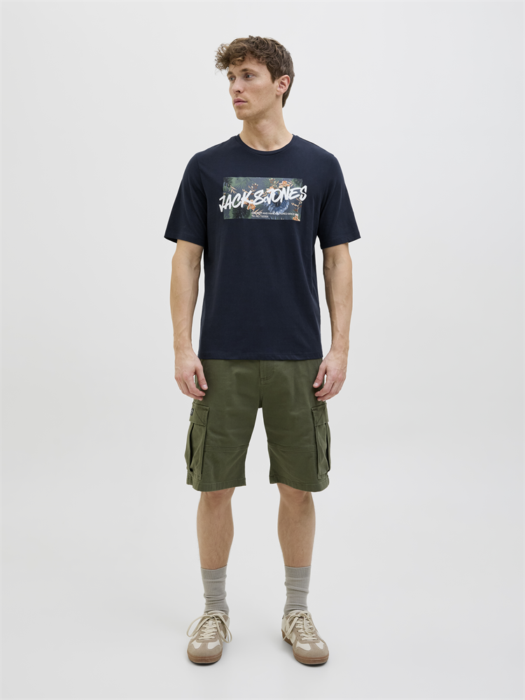 JJHAWAII SHAPE TEE SS CREW NECK LN - 12269324