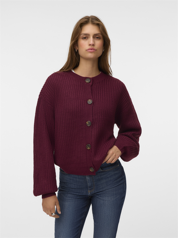 VMLEA LS O-NECK CARDIGAN NOOS - 10337797