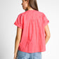 blouse with dobby fabric - 1049807
