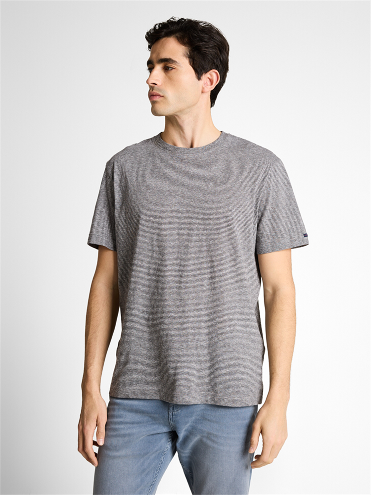 fine striped t-shirt - 1050180