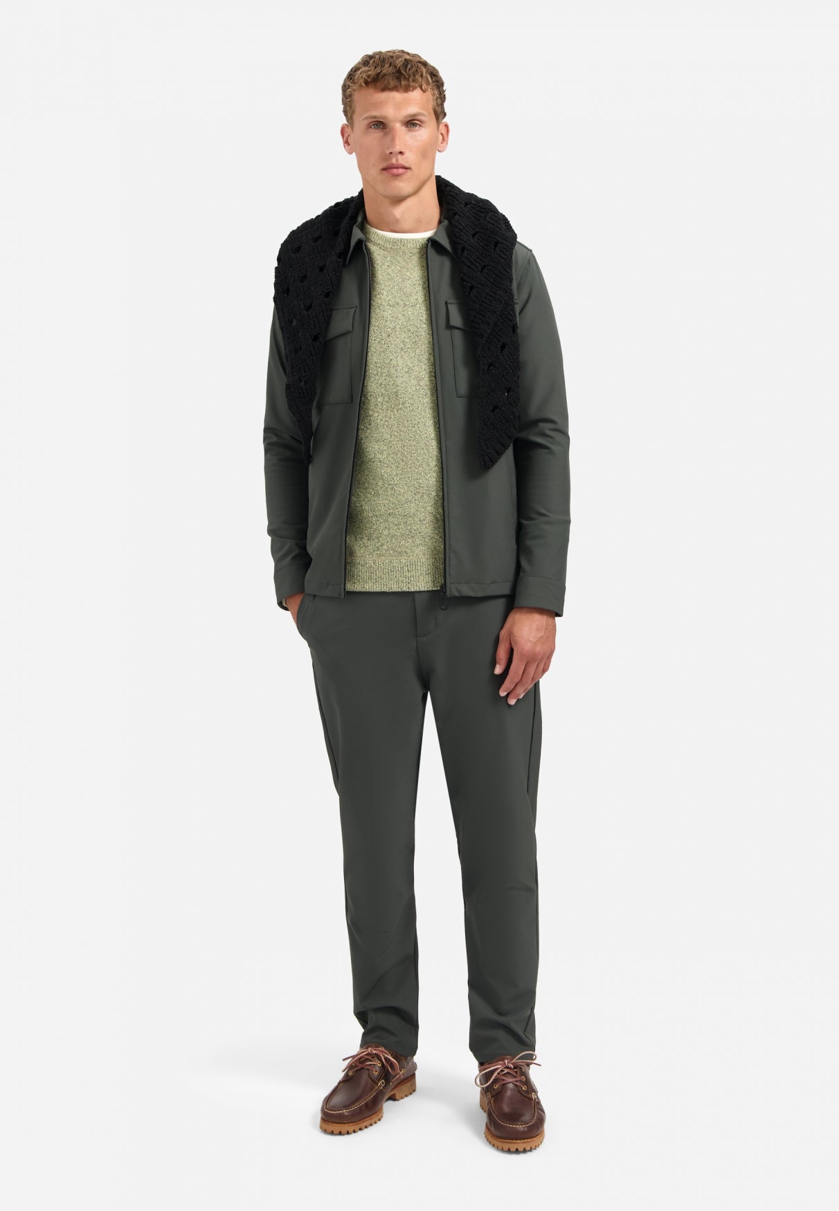 Overshirt Full Zipper Stretch Sedoc - 29510804