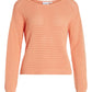 VIBELLISINA BOATNECK L/S KNIT TOP - - 14089578