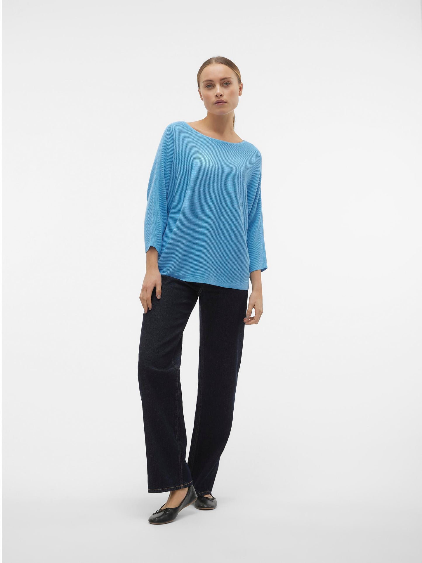 VMNORA 3/4 BOATNECK BLOUSE  NOOS - 10281013