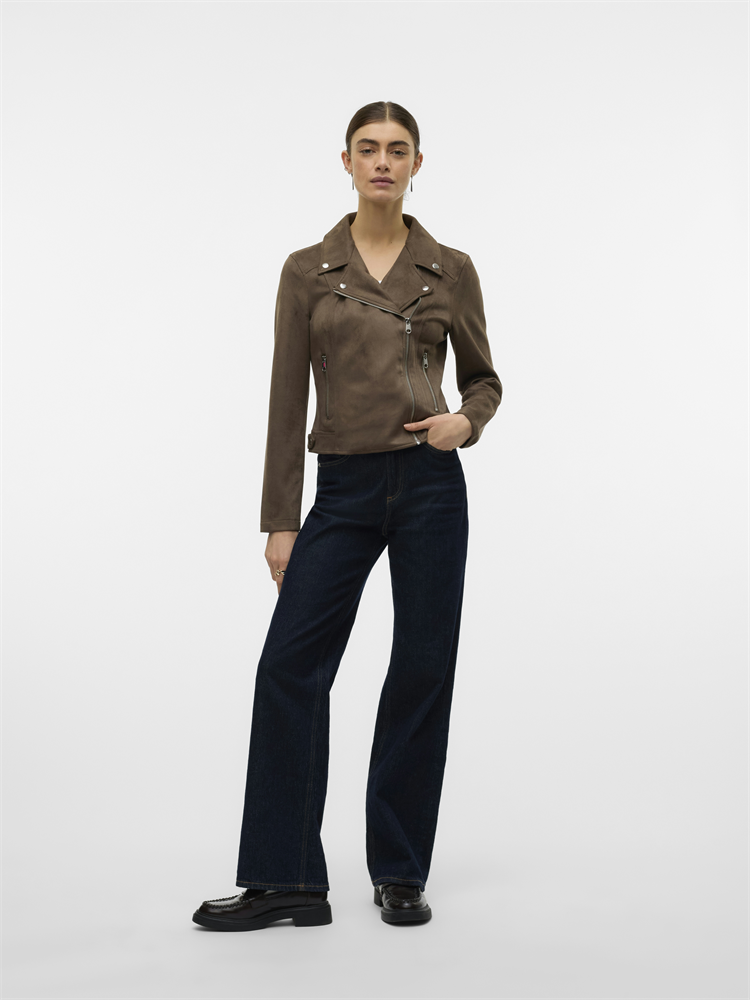 VMJOSE SHORT FAUX SUEDE JACKET GA N - 10300938