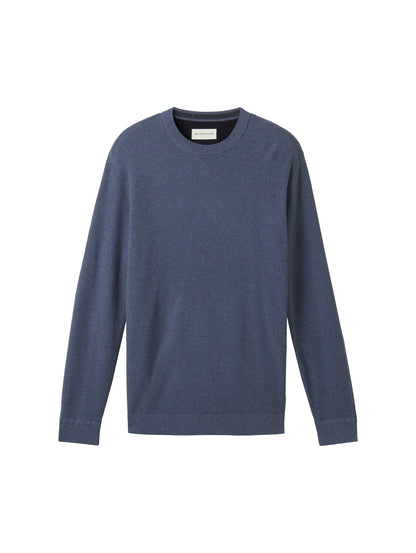 structured crewneck knit - 1038612