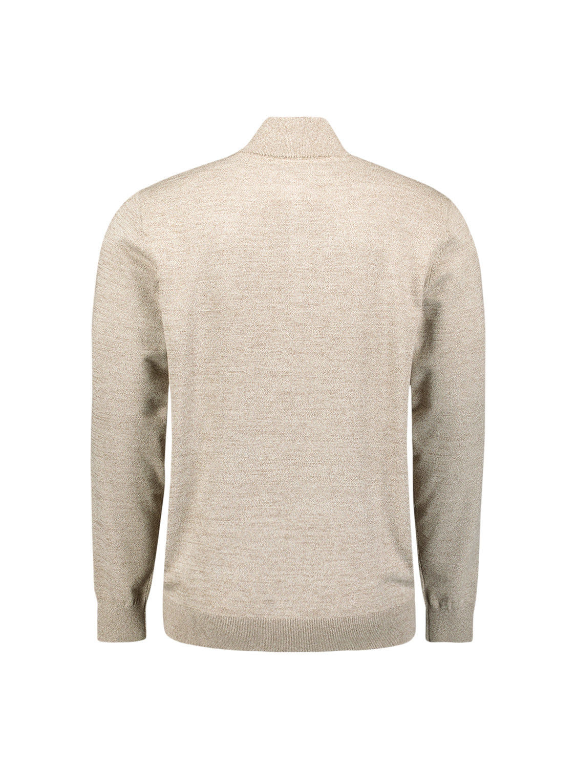 Pullover Half Zip 2 Coloured Melang - N2185