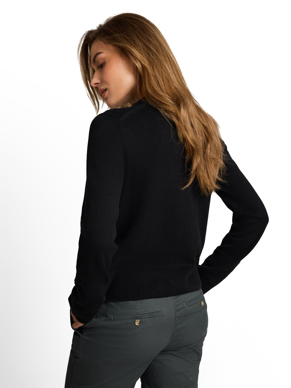 knit cashmere blend crewneck s - 1053393
