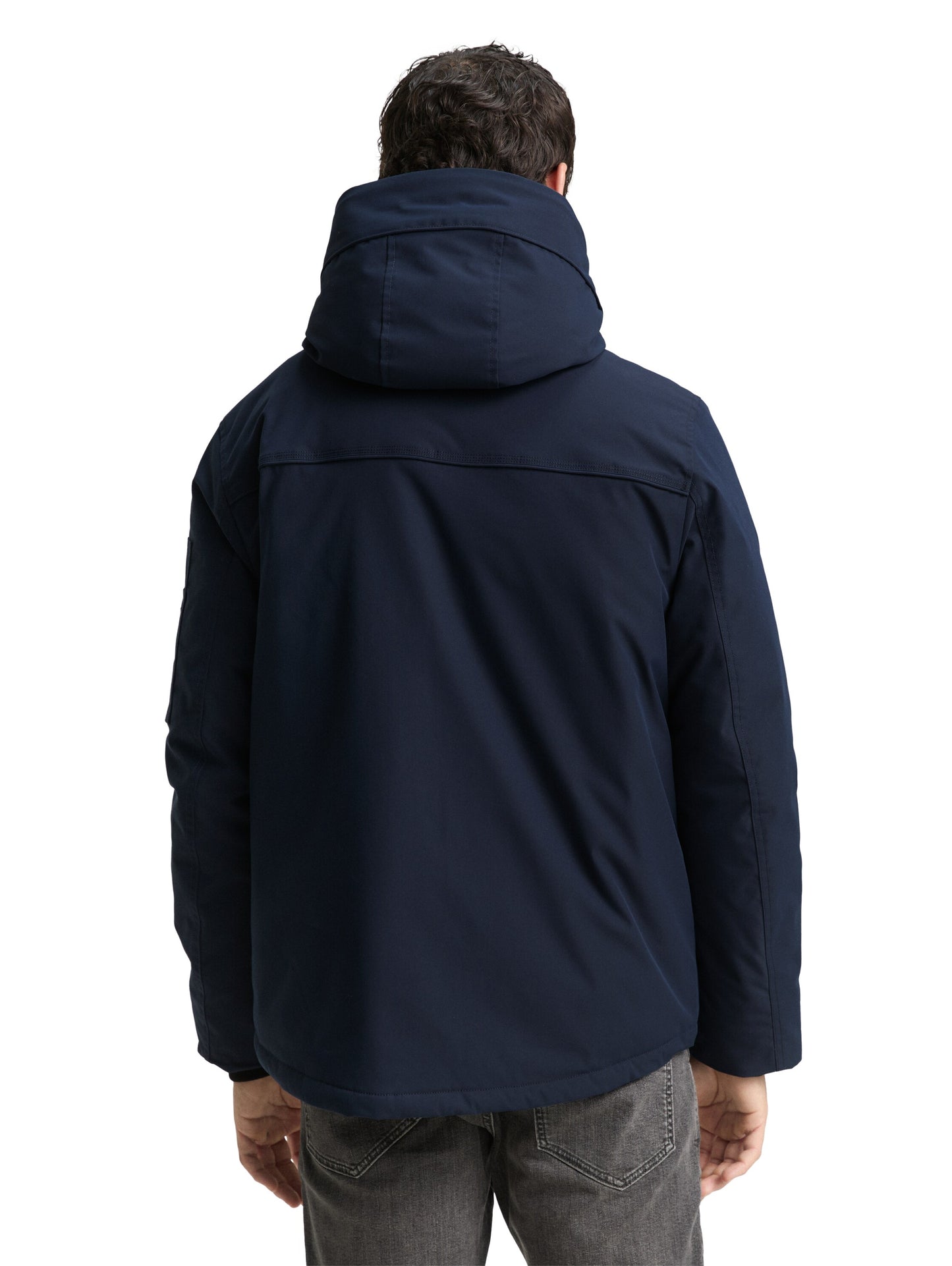 padded jacket with hood - 1047039