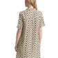 dress linen with polo collar - 1046481