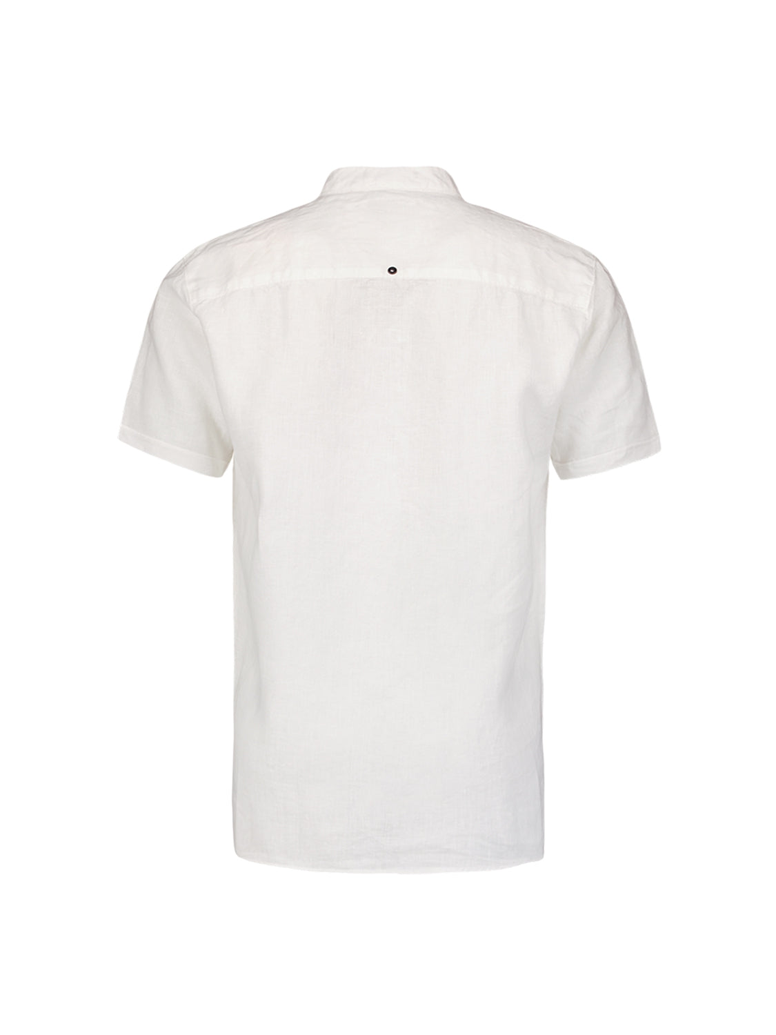 Shirt Short Sleeve Granddad Linen S - 23480337SN