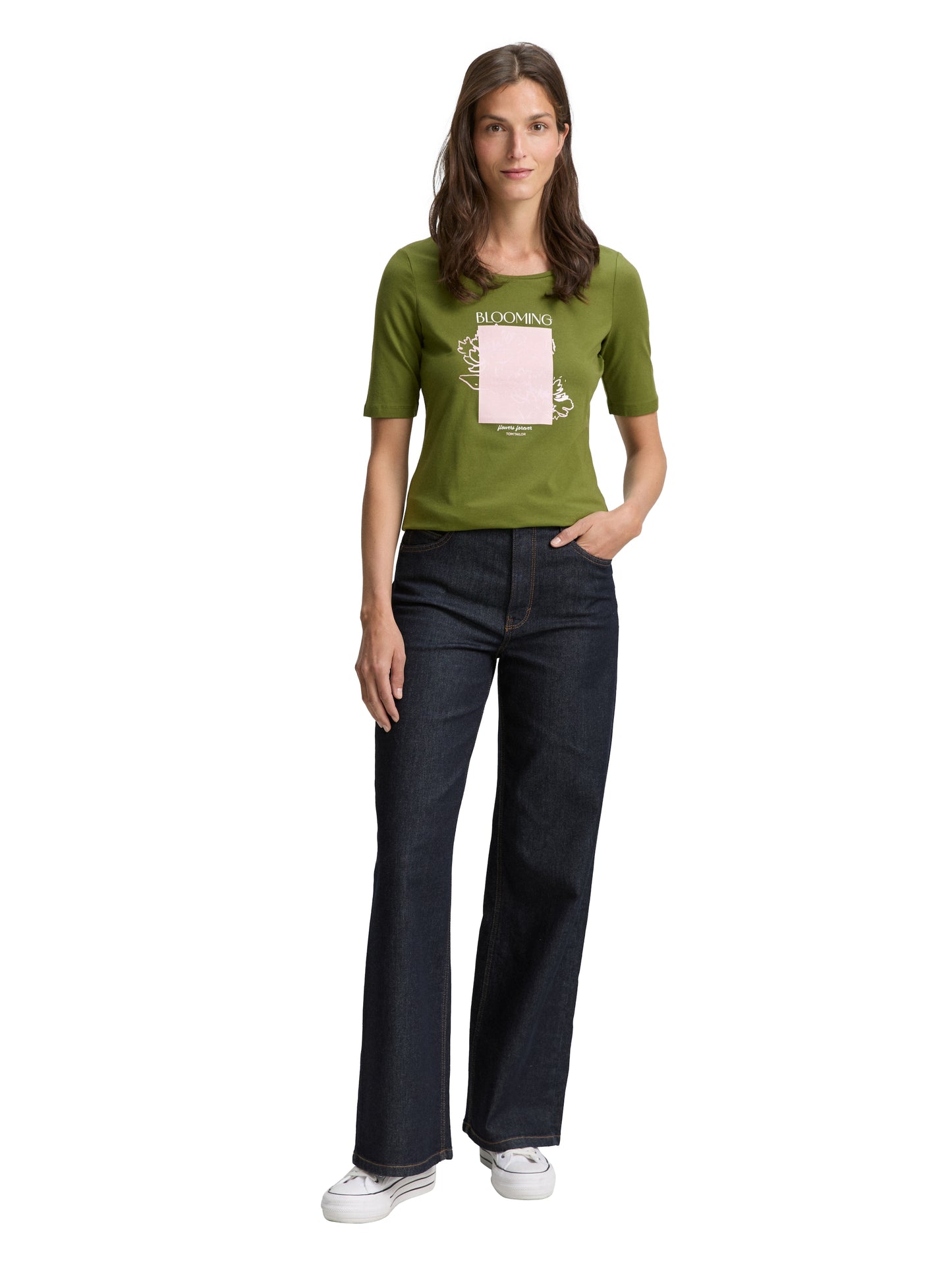 T-shirt basic with print - 1047062