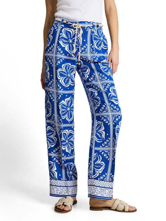 linen wide leg pants - 1049994