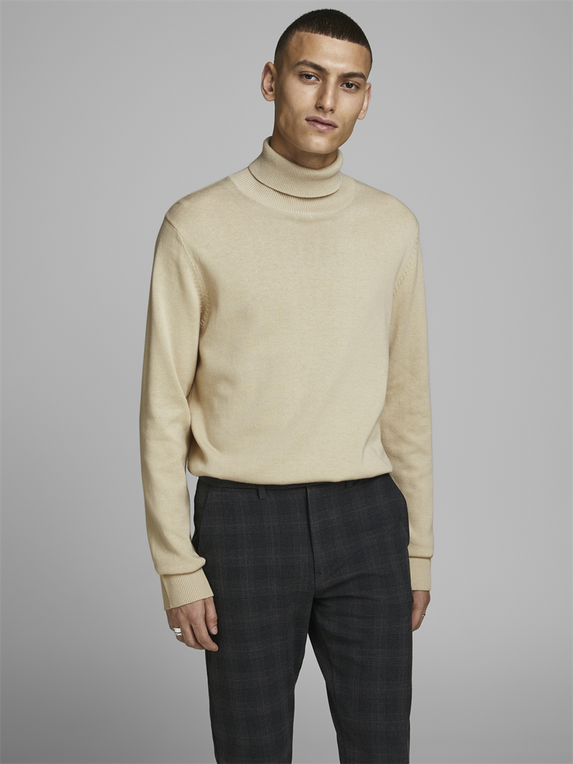 JJEEMIL KNIT ROLL NECK NOOS - 12157417